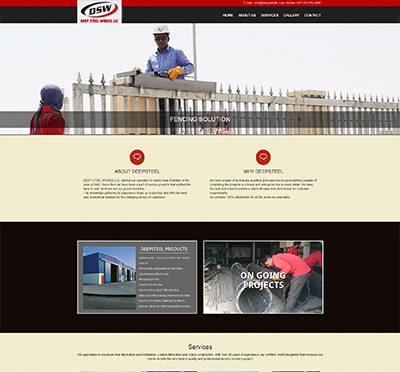Portfolio Website Deep Steel